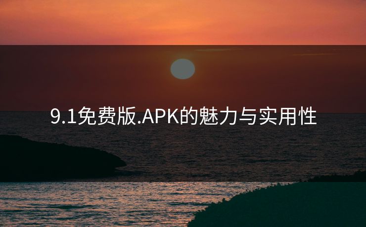 9.1免费版.APK的魅力与实用性 9.1免费版.APK的魅力与实用性